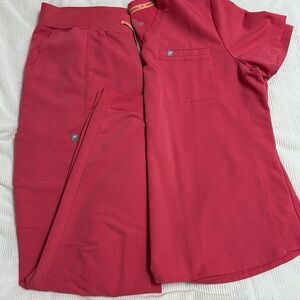 Fabletics Pink Scrub Set
